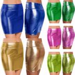 Pencil rok wetlook (sexy latex rubber rokje leer leren pvc), Maat 38/40 (M), Overige kleuren, Verzenden, Nieuw