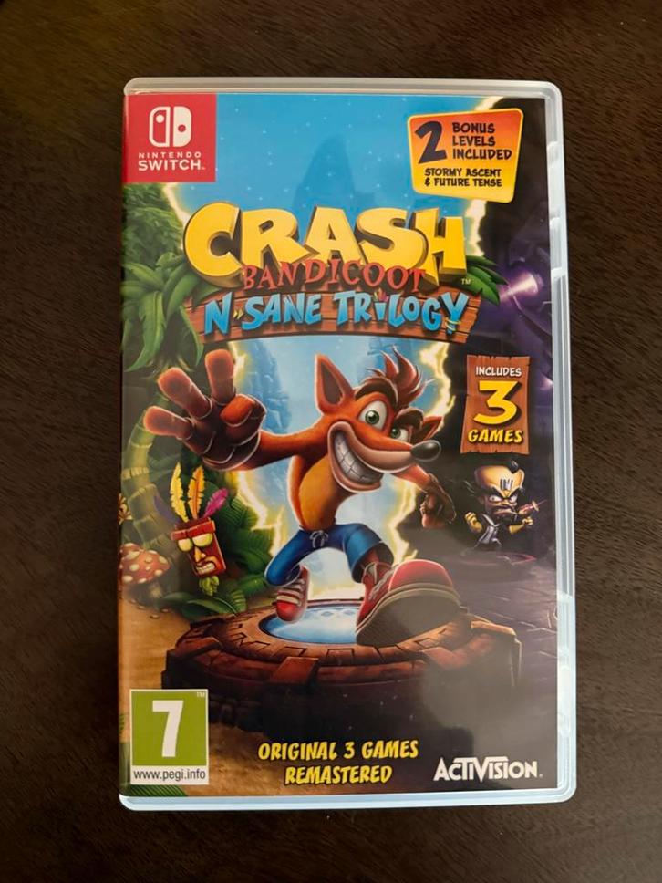 Crash Bandicoot - Nintendo Switch, Spelcomputers en Games, Games | Nintendo Switch, Zo goed als nieuw, Platform, 1 speler, Vanaf 7 jaar