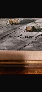 Schilderij op glas - C. Leickert stijl, Ophalen of Verzenden