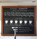 Oud vintage schoolbord horeca/café, Ophalen