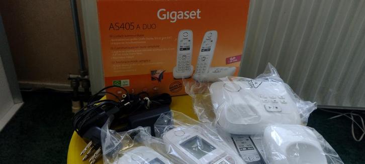Gigaset AS405 A Duo, Telecommunicatie, Vaste telefoons | Handsets en Draadloos, Nieuw, 2 handsets, Ophalen