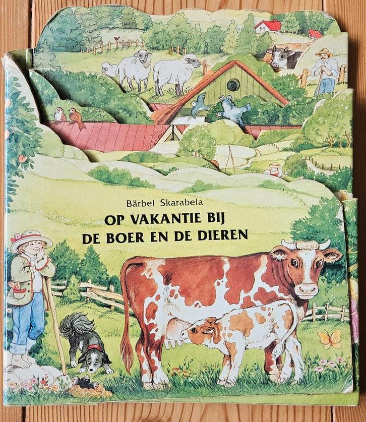 Op Vakantie Bij de Boer - Uitklapboek, Boeken, Kinderboeken | Baby's en Peuters, Gelezen, 2 tot 3 jaar, Uitklap-, Voel- of Ontdekboek