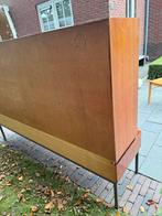 Vintage Houten Kast met Lades en Planken, Ophalen, Gebruikt, 100 tot 150 cm, 150 tot 200 cm