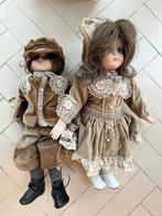 2 Porseleinen popjes, Verzamelen, Poppen, Ophalen of Verzenden, Zo goed als nieuw, Pop