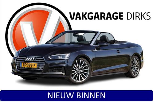Audi A5 Cabriolet 2.0 TFSI Aut7 S-Line ✅ Leder ✅ Sporton, Auto's, Audi, Bedrijf, Te koop, A5, ABS, Airbags, Airconditioning, Alarm