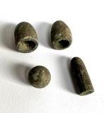 4 Kogels bodemvondst, Ophalen of Verzenden, Landmacht, Duitsland, Hulzen of Bodemvondsten