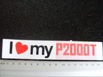 sticker i love my P2000T logo philips thuiscomputer computer, Verzenden, Zo goed als nieuw, Merk