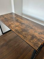 Mira Bureau - Industrieel Hout/Staal - 140x60x75, Huis en Inrichting, Ophalen, Gebruikt, Bureau