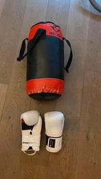 Bokszak en - handschoenen, Ophalen, Zo goed als nieuw, Bokszak