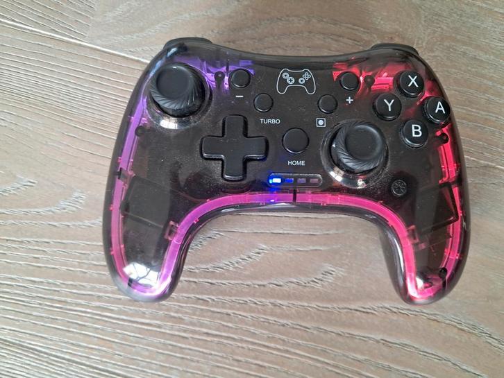 Nintendo Controller met LED Verlichting, Spelcomputers en Games, Spelcomputers | Overige Accessoires, Zo goed als nieuw, Ophalen of Verzenden