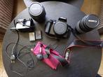 Canon 1100D met 2 lenzen en accessoires, Gebruikt, Spiegelreflex, Canon, Ophalen of Verzenden