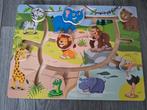 Houten Puzzel met Dieren, 2 tot 4 jaar, Ophalen of Verzenden, Zo goed als nieuw, Van hout