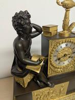 Prachtige empire bronzen pendule, Antiek en Kunst, Ophalen