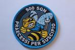 patch  900  f-16 onderhouds sqn  blauw  Vlb Volkel, Verzenden, Zo goed als nieuw, Patch, Badge of Embleem