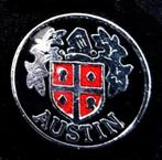Austin broche- zwart zilverkleur 22 mm, Verzenden, Nieuw, Transport, Speldje of Pin