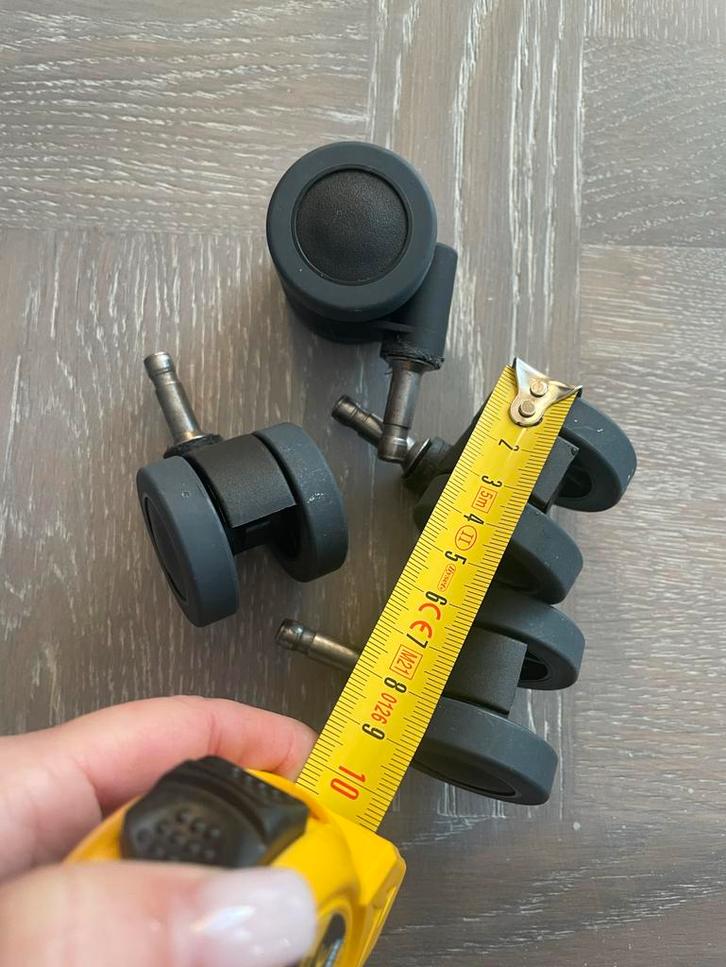 Set van 4 nieuwe bureaustoel wielen, Huis en Inrichting, Bureaustoelen, Nieuw, Ophalen of Verzenden