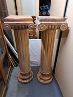 2 Antieke marmeren zuilen, Huis en Inrichting, Ophalen of Verzenden, Gebruikt