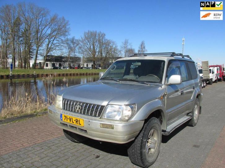 Toyota LandCruiser 90 3.0 HR Window Van 5 deurs automaat air, Auto's, Bestelauto's, Bedrijf, 4x4, ABS, Airbags, Airconditioning