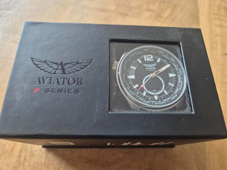 Aviator Smartwatch F serie zwart. Smartwatch functie defect!, Sieraden, Tassen en Uiterlijk, Horloges | Heren, Nieuw, Overige merken