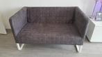 KNOPPARP 2-seater Sofa - Grijs, Minder dan 150 cm, 75 tot 100 cm, Zo goed als nieuw, Ophalen
