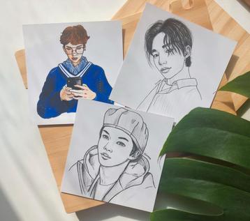 KPOP handmade Stray Kids prints  beschikbaar voor biedingen