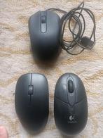 Muis Collectie - 3 stuks, Computers en Software, Muizen, Rechtshandig, Muis, Gebruikt, Logitech