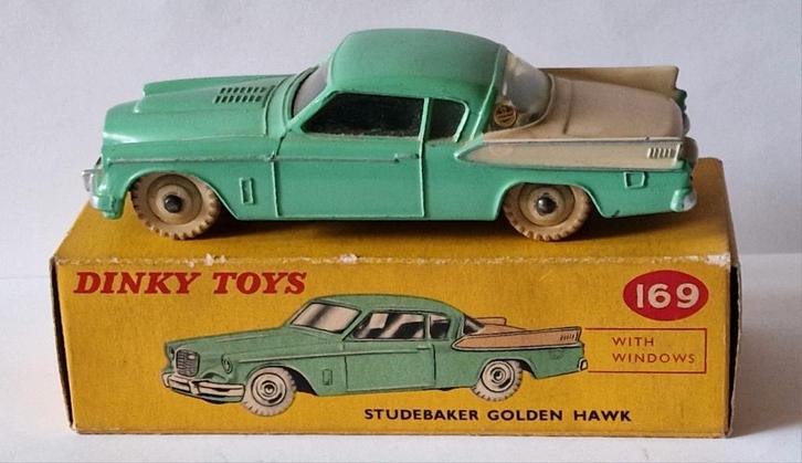 Dinky Toys (England) 169 Studebaker Golden Hawk, Hobby en Vrije tijd, Modelauto's | 1:43, Zo goed als nieuw, Auto, Dinky Toys