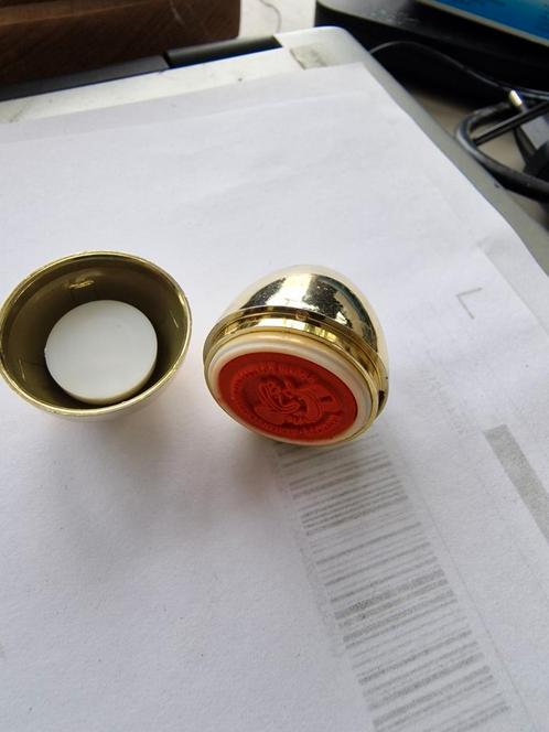 Vintage Zegelstempel met Gouden Houder, Antiek en Kunst, Antiek | Overige Antiek, Ophalen of Verzenden