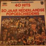 2LP 40 hits uit de 20 jaar NL Popgeschiedenis Ex + / ex+, Ophalen of Verzenden, 1960 tot 1980, Gebruikt, 12 inch