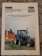 Tractor folder Ford serie 40 traktoren 75-120 pk, Boeken, Ophalen of Verzenden, Zo goed als nieuw