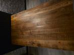 Eet tafel mango hout industrieel, 75 m² of meer, Zwart, Ophalen of Verzenden, Zo goed als nieuw