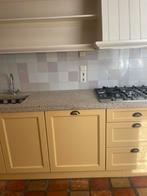Keuken, 2e hands te koop, Huis en Inrichting, Keuken | Complete keukens, Gebruikt, Geel, Hoekkeuken, Graniet of Steen
