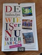 Taalvoutjes verjaardagskalender, Ophalen of Verzenden, Maandkalender, Nieuw