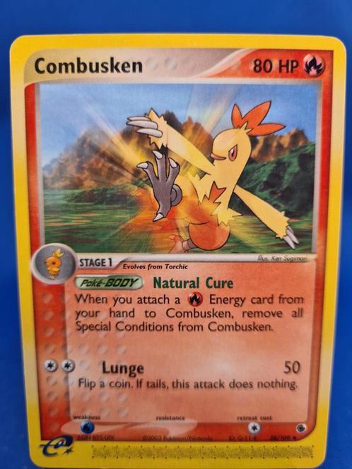 Combusken 28/109 - Ruby &amp; Sapphire, Hobby en Vrije tijd, Verzamelkaartspellen | Pokémon, Gebruikt, Verzenden