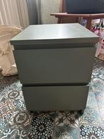 Ikea groen nachtkastje ladekast Malm nieuw, Ophalen of Verzenden, Nieuw, Minder dan 45 cm