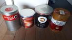 grote koffieblikken totaal 4 stuks mag ook per stuk weg, Verzamelen, Blikken, Ophalen, Zo goed als nieuw, Overige