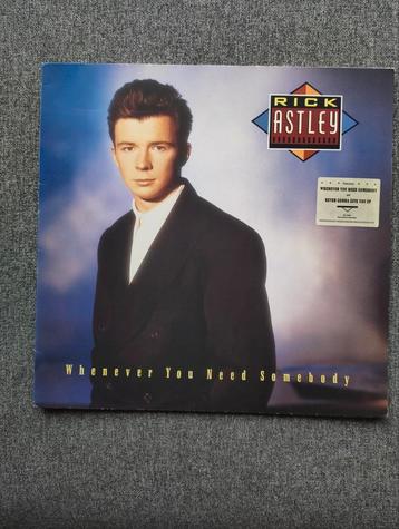 Whenever you need somebody- Rick Astley LP beschikbaar voor biedingen
