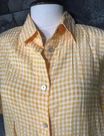 Zaza klassiek geel wit blouse overhemd tuniek zgan Maat M, Kleding | Dames, Ophalen of Verzenden, Zo goed als nieuw, Maat 38/40 (M)