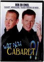 dvd  ROB en EMIEL   "Wat nou Cabaret ?!    Gesigneerd !!, Alle leeftijden, Ophalen of Verzenden, Zo goed als nieuw, Stand-up of Theatershow