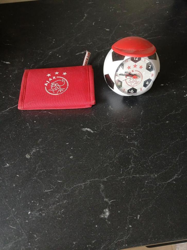 Ajax Portemonnee & Wekker, Verzamelen, Sportartikelen en Voetbal, Gebruikt, Overige typen, Ajax, Ophalen of Verzenden