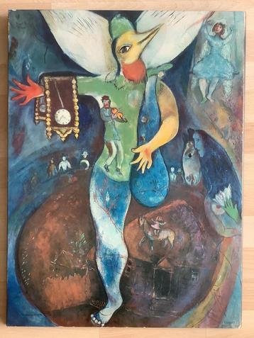 le jongleur circus Marc Chagall 1943 replica druk houtpaneel beschikbaar voor biedingen