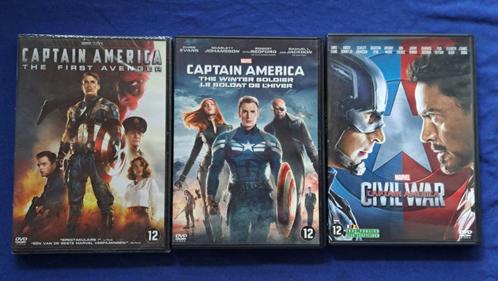 Captain America Trilogy "Chris Evans", Cd's en Dvd's, Dvd's | Science Fiction en Fantasy, Zo goed als nieuw, Ophalen of Verzenden