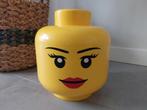 LEGO Opbergbox Hoofd Meisje - Groot Formaat, Ophalen of Verzenden, Gebruikt, Losse stenen, Lego
