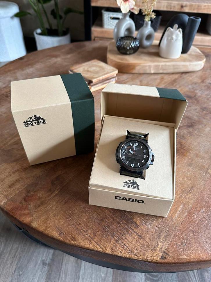 Casio Protrek PRW-6600YB-3ER, Sieraden, Tassen en Uiterlijk, Horloges | Heren, Gebruikt, Polshorloge, Casio, Kunststof, Ophalen