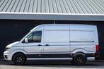 Volkswagen Crafter L3H3 2.0Tdi 177Pk Aut. | 19'' | 2xDeur |, Auto's, Bestelauto's, 12 maanden, Stof, Gebruikt, Zwart