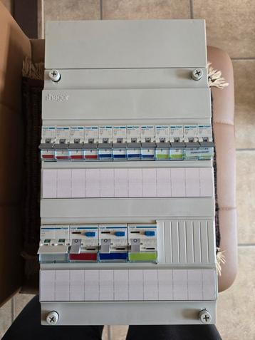 Hager groepenkasten 1/3 fase 10 groepen +fornuisgroep  beschikbaar voor biedingen