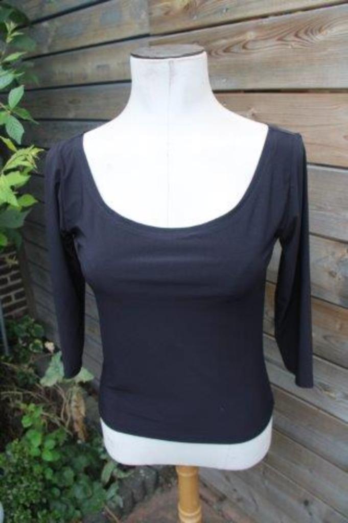 Tuniek zwart Sabeth elisabeth de sloovere mt 38 Vaste AANBI, Kleding | Dames, Blouses en Tunieken, Zo goed als nieuw, Maat 38/40 (M)