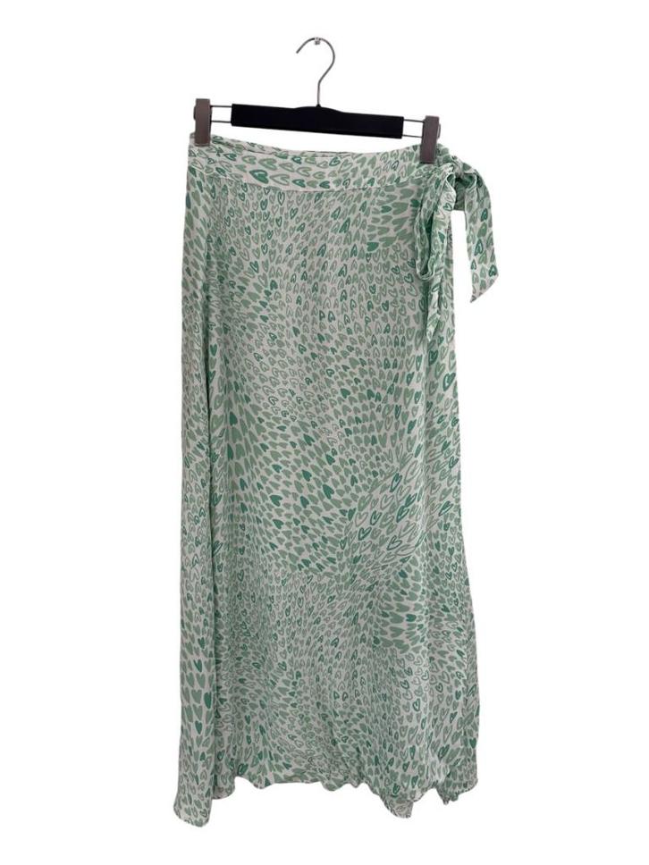 Fabienne Chapot maxi rok M, Kleding | Dames, Rokken, Zo goed als nieuw, Maat 38/40 (M), Groen, Onder de knie, Ophalen of Verzenden