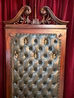Hal bankje / kapstok Chesterfield groen leer, Goesem engelsstraat 7, Chesterfield junkie, Minder dan 100 cm, Info@chesterfield.nl