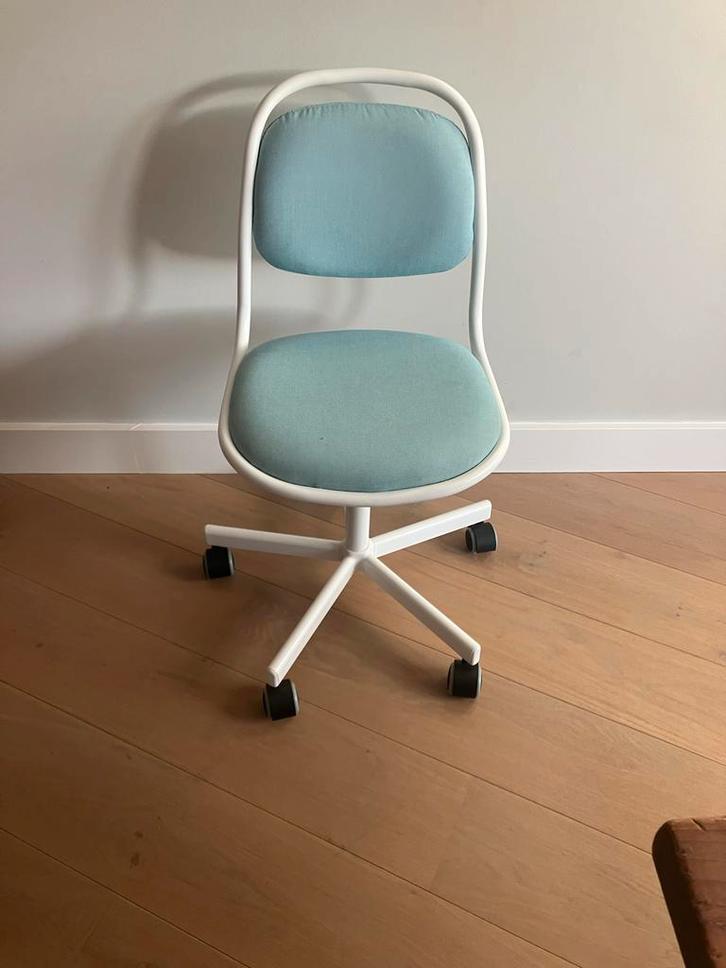 Ikea Bureaustoel - lichtgroen, Huis en Inrichting, Bureaustoelen, Gebruikt, Bureaustoel, Blauw, Ophalen